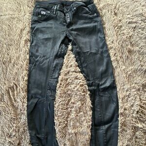 G-Star Women's Black Coated Skinny Jeans